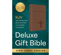 KJV Holy Bible: Deluxe Gift Bible - Brown Cross: King James Version Bible