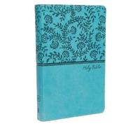 Bibbia King James (KJV) - Edizione Deluxe - Rilegata in ecopelle Teal - Red Letter