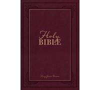 KJV Holy Bible Giant Print Compact Garnet
