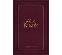KJV Holy Bible Giant Print Compact Garnet (Tascabile)