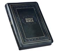 KJV Holy Bible, Giant Print Full-Size Faux Leather W/Thumb Index & R (Tascabile)