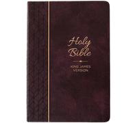 KJV Holy Bible Giant Print Maroon (Tascabile)