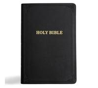 KJV Holy Bible, Giant Print with Cross-References, Black Leathertouch