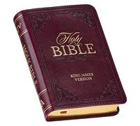 KJV Holy Bible, Mini Pocket Size, Faux Leather Red Letter (Rilegato in ecopelle)