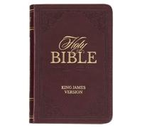 KJV Holy Bible, Mini Pocket Size, Faux Leather Red Letter (Rilegato in ecopelle)