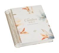 KJV Holy Bible, My Creative Bible - Illustrators Edition, Journal Space, Vegan Leather Flexcover, King James Version, Cream Floral Print
