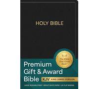 KJV Holy Bible: Premium Gift and Award Bible, Black Imitation Leather: King James Version Bible