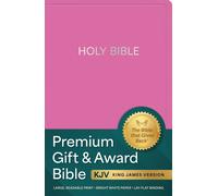 KJV Holy Bible: Premium Gift and Award Bible, Pink Imitat (Rilegato in ecopelle)