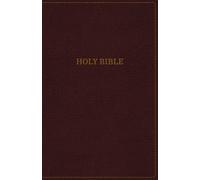 KJV Holy Bible: Thinline, Burgundy Leathersoft, Red Lette (Rilegato in ecopelle)