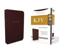 KJV Holy Bible: Thinline, Burgundy Leathersoft, Red Lette (Rilegato in ecopelle)