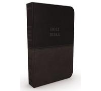 KJV Holy Bible: Value Large Print Thinline, Gray Leathers (Rilegato in ecopelle)