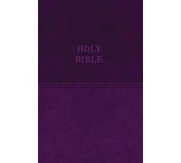 KJV Holy Bible: Value Large Print Thinline, Purple Leathe (Rilegato in ecopelle)