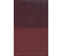 KJV Holy Bible: Value Thinline, Brown Leathersoft, Red Le (Rilegato in ecopelle)