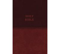KJV Holy Bible: Value Thinline, Brown Leathersoft, Red Le (Rilegato in ecopelle)