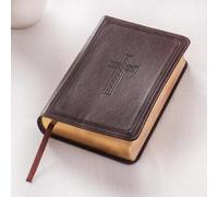 KJV Large Print Compact Dark Brown Red Letters (Rilegato in ecopelle)