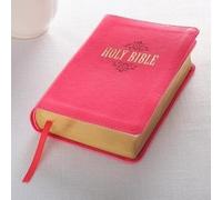 KJV Large Print Compact Pink Red Letters (Rilegato in ecopelle)