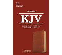 KJV Large Print Compact Reference Bible, Burnt Sienna (Rilegato in ecopelle)