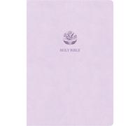 KJV Large Print Compact Reference Bible, Lavender Leather (Rilegato in ecopelle)