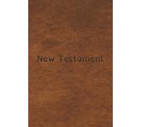 KJV New Testament: Brown Cover OpenDyslexic Font