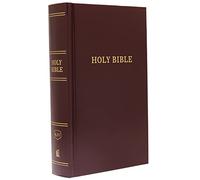 KJV, Pew Bible, Hardcover, Burgundy, Red Letter, Comfort Prin (Copertina rigida)