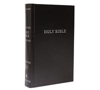 KJV, Pew Bible, Large Print, Hardcover, Black, Red Letter Edition, Comfort