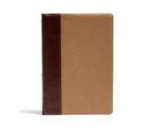 KJV Rainbow Study Bible, Brown/Tan LeatherTouch (Rilegato in ecopelle)