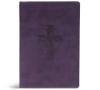 KJV Rainbow Study Bible, Purple LeatherTouch (Rilegato in ecopelle)