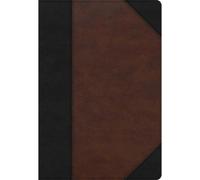 KJV Super Giant Print Reference Bible, Black/Brown (Rilegato in ecopelle)
