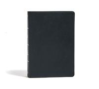 KJV Super Giant Print Reference Bible, Black Genuine Leat (Rilegato in ecopelle)