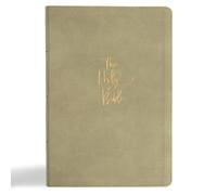 KJV Super Giant Print Reference Bible, Sage Suedesoft Lea (Rilegato in ecopelle)