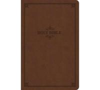 KJV Thinline Bible, Brown LeatherTouch, Value Edition (Rilegato in ecopelle)