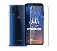 KJYF [1 Pack] Vetro Temperato per Motorola One Vision (6.30"), Ultra Resistente Pellicola Protettiva Schermo Protezione,Durezza 9H AntiGraffio Screen Protector Film
