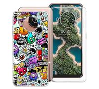KJYF Custodia Cover per Nokia X20 (6.67"), Trasparente Morbido TPU Custodie Protettivo, Ultra Sottile in Silicone Case Anti-Graffio Guscio per Nokia X20 - [2 Pezzi]