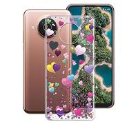 KJYF Custodia Cover per Nokia X20 (6.67"), Trasparente Morbido TPU Custodie Protettivo, Ultra Sottile in Silicone Case Anti-Graffio Guscio per Nokia X20 - Pallone Romantico