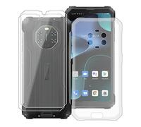 KJYF Custodia per Blackview BL8800 5G con 2 Pezzi Pellicola Protettiva in Vetro Temperato, Ultra Sottile Morbido TPU Case in Silicone Cover Antiurto per Blackview BL8800 5G (6,58") - Trasparente