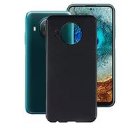 KJYF Custodia per Nokia X20 (6.67"), Nero Morbido Silicone Resistente TPU Protezione Cover, Anti Graffio Protettiva Case per Nokia X20 - Nero
