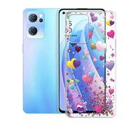 KJYF Custodia per Oppo Find X5 Lite (6.43"), Trasparente Morbido TPU Custodie Protettivo, Ultra Sottile in Silicone Case Anti-Graffio Cover per Oppo Find X5 Lite - Pallone Romantico