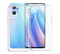 KJYF Custodia per Oppo Reno7 CPH2371 (6.43"), Trasparente Morbido TPU Custodie Protettivo, Ultra Sottile in Silicone Case Anti-Graffio Cover per Oppo Reno7 CPH2371 - [2 Pezzi]