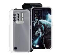 KJYF Custodia per Oukitel WP17 (6.78"), Trasparente Morbido TPU Custodie Protettivo, Ultra Sottile in Silicone Case Anti-Graffio Cover per Oukitel WP17 - [2 Pezzi]