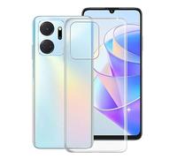 KJYF per Honor X7a Custodia, Trasparente Ultra-Sottile Morbido Silicone Protettivo Case [Anti-Ingiallimento] [Anti-Graffio] Bumper Cover per Honor X7a (6.75") - Cristallo