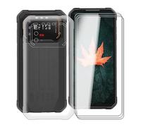 KJYF per IIIF150 B1 Pro Custodia + 3 Pezzi Vetro Temperato, Slim Fit Anti-Shock TPU in Silicone Protezione Case [Anti-Ingiallimento] [Anti-Shock] Cover per IIIF150 B1 Pro (6.5") - Trasparente