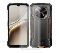 KJYFOANI 3 Pezzi Pellicola Protettiva in Vetro Temperato per Doogee Fire 7 (6.60"), Durezza 9H, Anti-Impronte, Senza Bolle, Ultra Clear Resistente Anti Graffio Pellicola Prottetiva