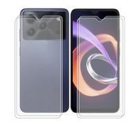 KJYFOANI 4 Pezzi Pellicola Protettiva in Vetro Temperato per Doogee Note 56 Plus (6.56"), Durezza 9H, Anti-Impronte, Senza Bolle, Ultra Clear Resistente Anti Graffio Pellicola Prottetiva