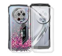 KJYFOANI Cover per Doogee V40 PRO, Custodia TPU in Silicone Flessibile Morbida e Sottile, Trasparente Antiurto Morbido Bumper Protettiva Case per Doogee V40 PRO (6.78") - [2 Pezzis]