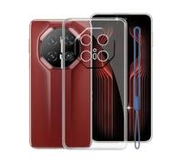 KJYFOANI Cover per Huawei Mate 70 RS Ultimate, Custodia TPU in Silicone Flessibile Morbida e Sottile, Trasparente Antiurto Morbido Bumper Case per Huawei Mate 70 RS Ultimate (6.90") - Cristallo