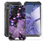 KJYFOANI Custodia Cover per Blackview BV5300 Plus (6.1"), Ultra Sottile Silicone TPU Case Anti-Graffio Protezione Guscio + 1 Pezzi Pellicola Vetro Temperato per Blackview BV5300 Plus - XV16