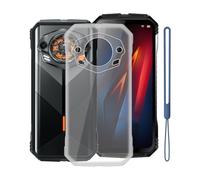 KJYFOANI Custodia Cover per Doogee S Punk, Trasparente Morbido Shell Protettivo Custodie, Ultra Sottile Silicone Case Anti-Graffio Guscio per Doogee S Punk (6.58") - Cristallo