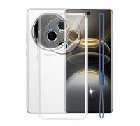 KJYFOANI Custodia Cover per Vivo X100 Ultra, Trasparente Morbido Shell Protettivo Custodie, Ultra Sottile Silicone TPU Case Anti-Graffio Guscio per Vivo X100 Ultra (6.78") - Cristallo