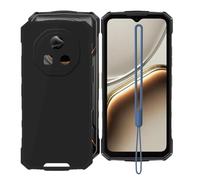 KJYFOANI Custodia per Doogee Fire 7 (6.56"), Nero Silicone Case Ultra Sottile Morbido TPU Anti-Graffio Antiurto Bumper Protettiva Cover per Doogee Fire 7 - Nero