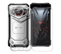 KJYFOANI Custodia per Doogee S200 Plus (6.72") con 1 X Vetro Temperato Pellicola Protettiva, Morbido Silicone Case -Antigraffio Bumper Cover per Doogee S200 Plus - Cristallo